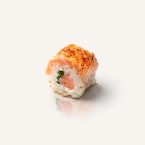 Salmon Aburi Roll