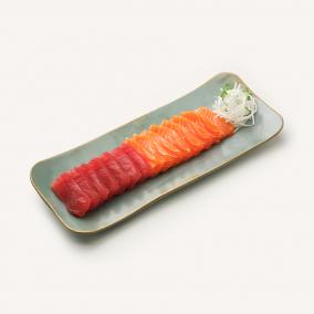 Sashimi mixte thon saumon
