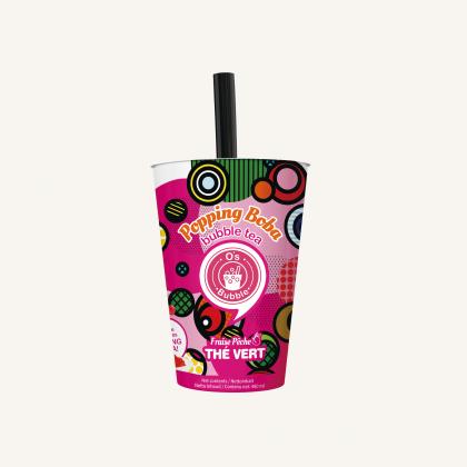 Bubble tea pêche fraise 48cl