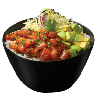Poke Bowl Salmon Teriyaki