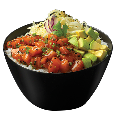 Poke Bowl Salmon Teriyaki