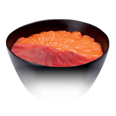 Chirashi mixte thon saumon