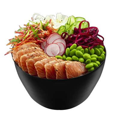 Poke Bowl Salmon Aburi